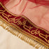 Bridal Red Dupatta with Golden Embroidery – Wedding Veil