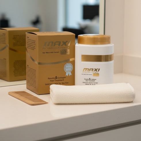 Maxi Brazilian Gold Protein & Keratin Hair Treatment – 1000ml