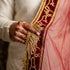 Bridal Red Dupatta with Golden Embroidery – Wedding Veil