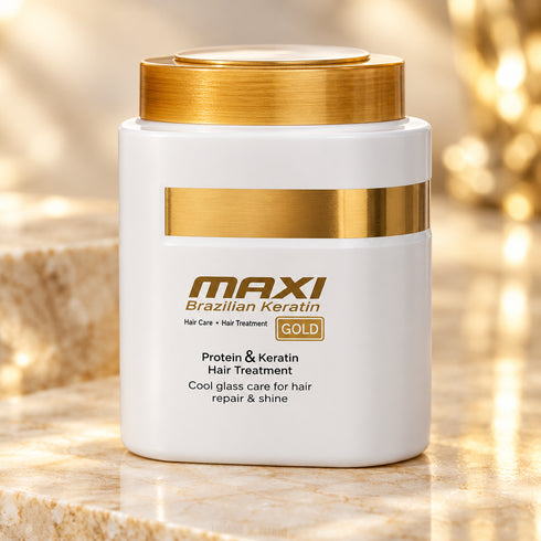 Maxi Brazilian Gold Protein & Keratin Hair Treatment – 1000ml