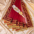 Bridal Red Dupatta with Golden Embroidery – Wedding Veil